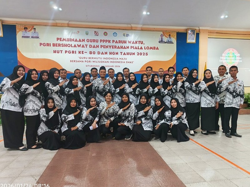Guru SD Negeri 1 Lamongan Ikuti Pembinaan Guru PPPK Paruh Waktu di Situbondo