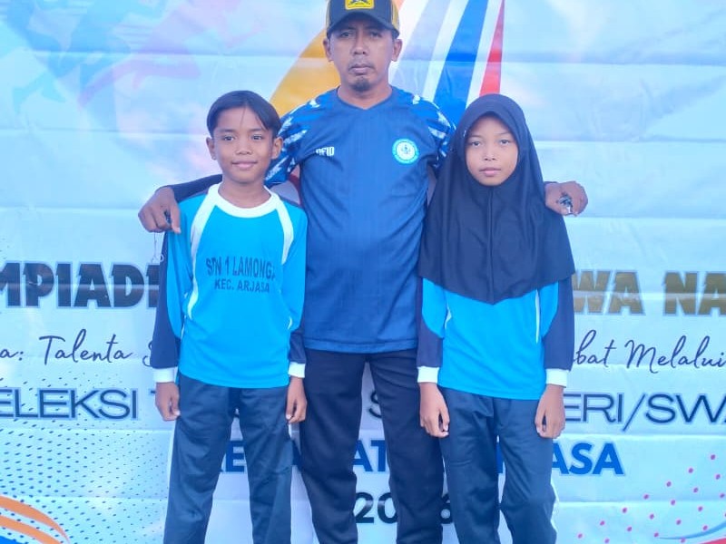 SDN 1 Lamongan Ikuti Seleksi O2SN Cabor Kids Atletik Tingkat SD di Kecamatan Arjasa